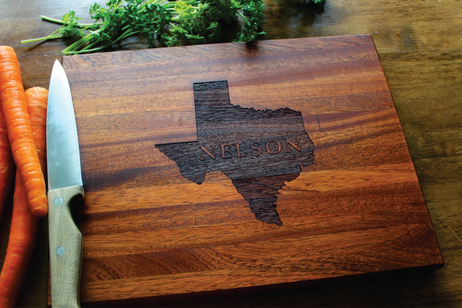 Personalized Cutting Board Texas OR ANY STATE Custom Etsy