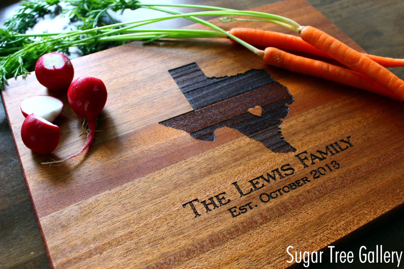 Personalized Cutting Board Texas OR ANY STATE Custom Etsy