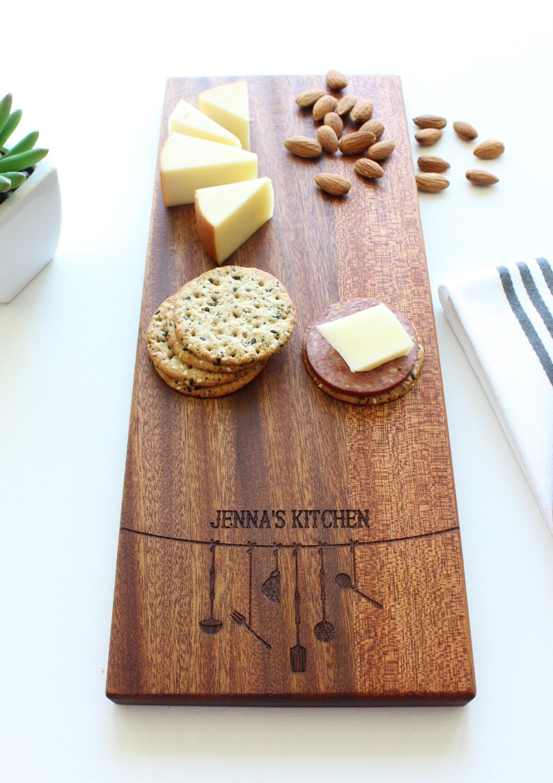 Personalized Cheese Board Personalized Cutting Board Etsy