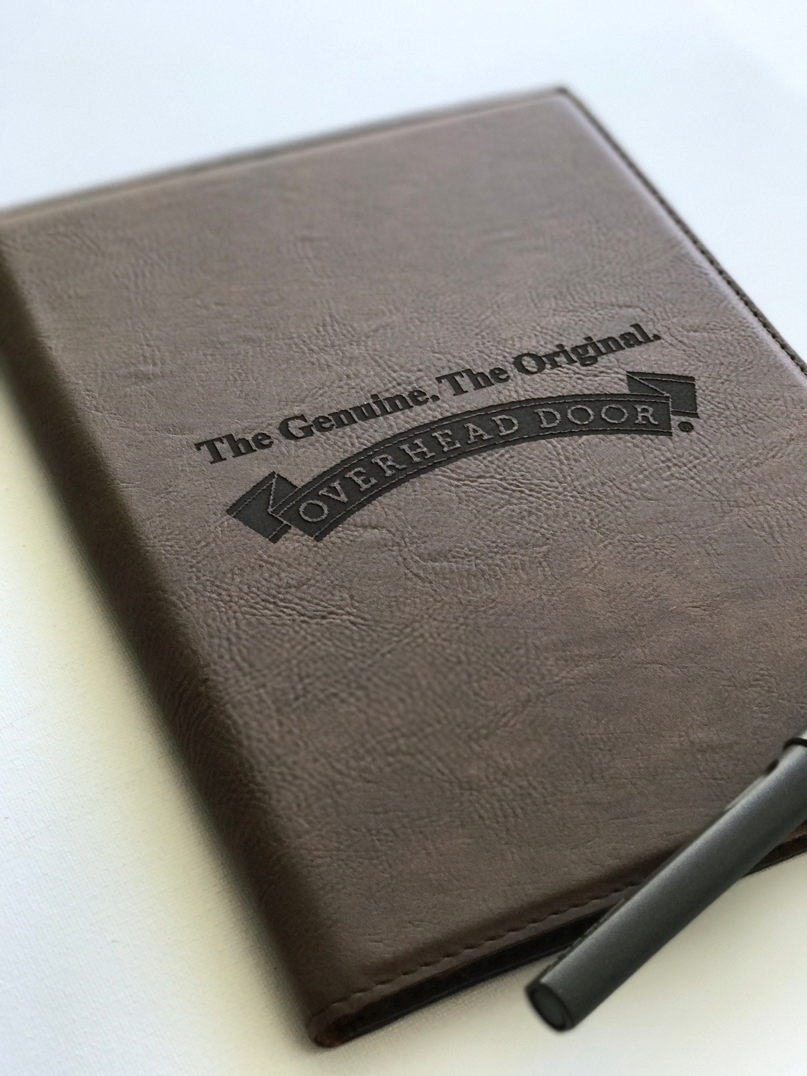 Logo Branded Leather Notebook Corporate Business Workbook Custom ...
