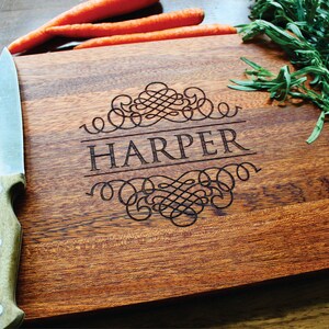 Personalized Cutting Board, Christmas Gift, Engraved Cutting Board, Wedding Gift, Anniversary, Hostess, Corporate Gift, Gift For Her