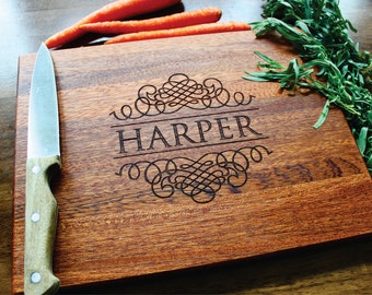 Personalized Cutting Board, Wedding Gift, Engraved Cutting Board, Bridal shower Gift, Anniversary, Hostess, Corporate Gift, Gift For Her