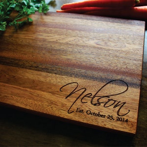 Personalized Cutting Board, Engraved Cutting Board, Custom Cutting Board, Engagement Gift, Boyfriend Gift, Personalized Valentines Day Gift