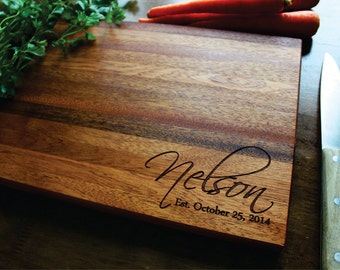 Personalized Cutting Board, Christmas Gifts, Gift For Mom, Housewarming Gift, Wedding Gift, Boyfriend Gift, Husband Gift, Gift For Him