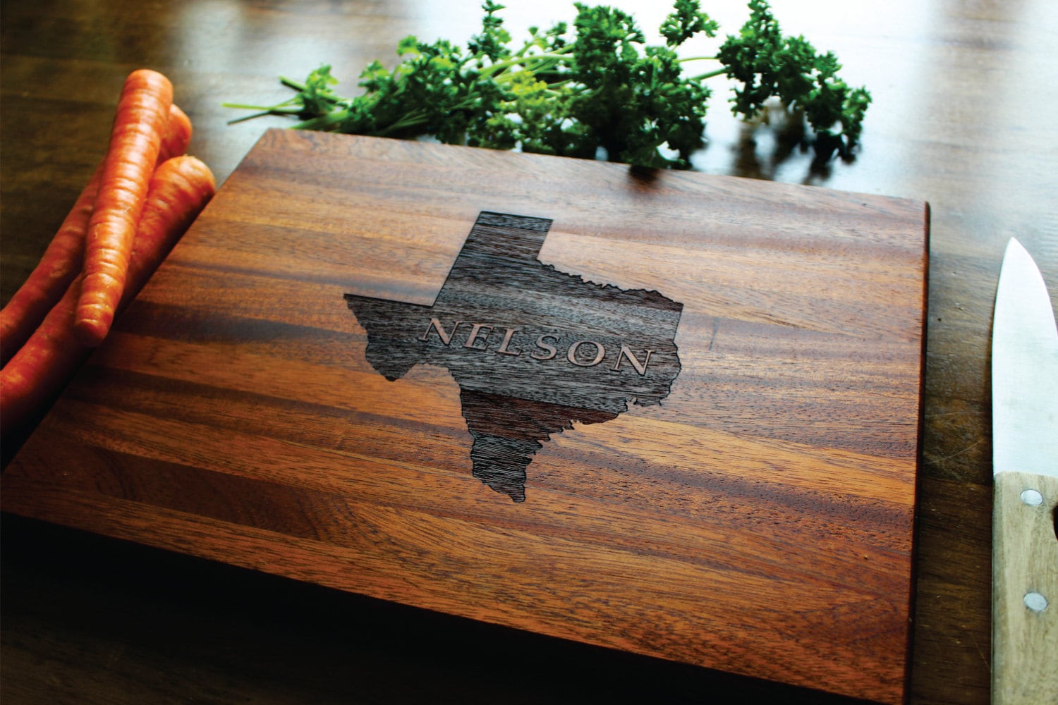 Personalized Cutting Board Texas OR ANY STATE Custom Etsy