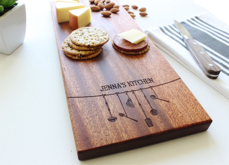 Personalized Cheese Board Personalized Cutting Board Etsy