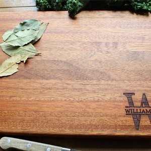 Personalized Cutting Board, Personalized Valentines Day Gift, Anniversary Gift, Wood Cutting Board, Engraved Cutting Board, Housewarming image 2