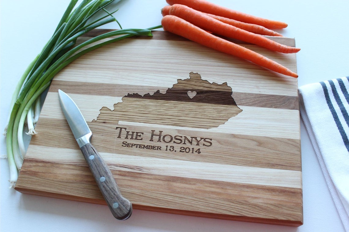 Personalized Cutting Board State Cutting Board Kentucky OR Etsy