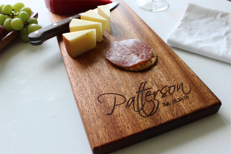 Personalized Cheese Board Wedding Gift Gift for Mom Etsy