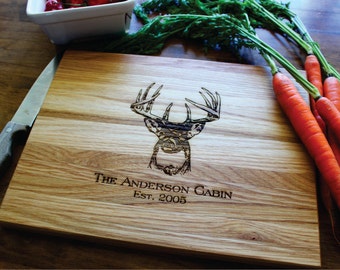 Personalized Cutting Board, Personalized Gift, Husband Gift, Personalized Gifts For Men, Hunting Christmas Gift For Outdoorsman Grilling