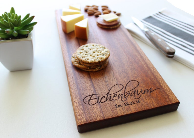 Cheese Board Personalized Cutting Board Christmas Gift Gift image 0