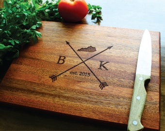 Personalized Cutting Board, Engraved Cutting Board, Anniversary Gift, Engagement Gift, Logo, Closing Gift, Housewarming Gift