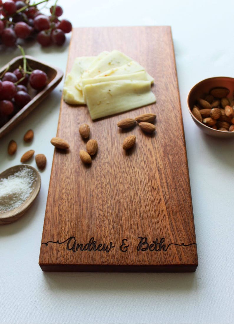 Cheese Board Personalized Cutting Board Custom Name Wedding Etsy Canada
