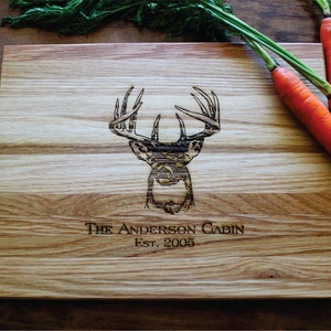 Personalized Cutting Board, Personalized Gift, Husband Gift, Personalized Gifts For Men, Hunting Gift, Valentines Day Gift For Him, Grilling image 3