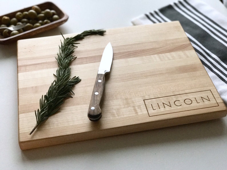 Personalized Cutting Board, Wedding Gift, Anniversary, Fathers Day Gift, Corporate Gift, Gifts For Dad, Husband Gift, Couples Last Name Gift image 3