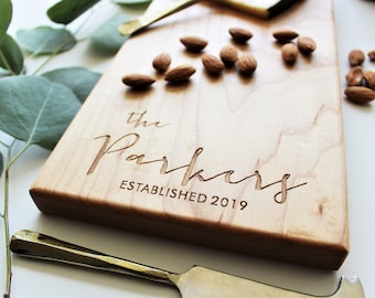 Personalized Cheese Board, Charcuterie Board, Engraved Cheese Board, Personalized Cutting Board, Christmas Gift, Gift For Her, Employee Gift