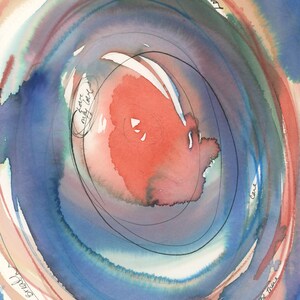 Original Watercolor Painting, Abstract Art, Home Decor, Colorful Watercolor Painting, Wall art, One of a kind Artwork, Art for the Home