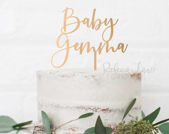 Baby Shower Cake Topper Etsy