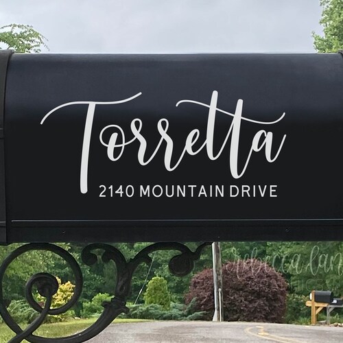 ELK Mailbox Vinyl Decal Etsy