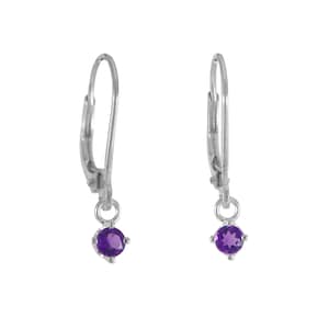 Birthstone Earrings, Silver Dangle Earrings, Gemstone Earrings, Dangle Earrings, Sterling Silver Earrings, Handmade