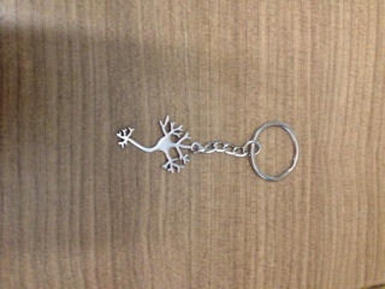 Neuron Keychain Gift for Neurologist Medical Gift Anatomy | Etsy
