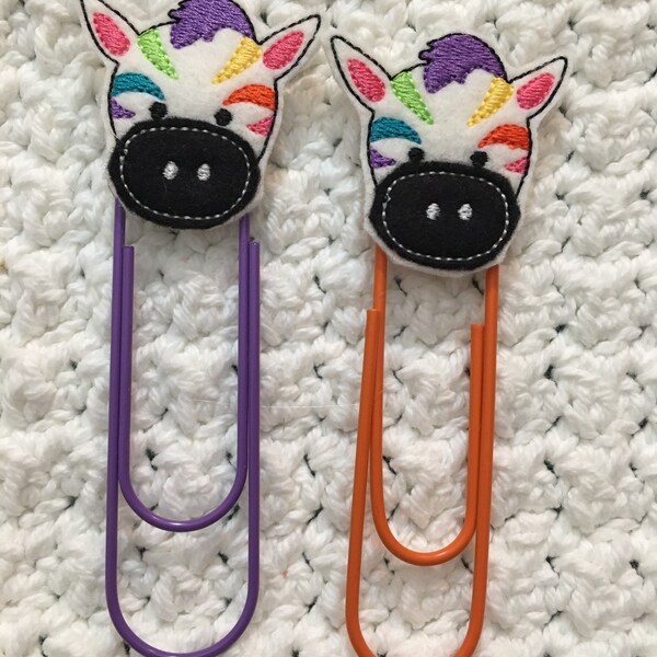 Zebra Bookmark - Etsy