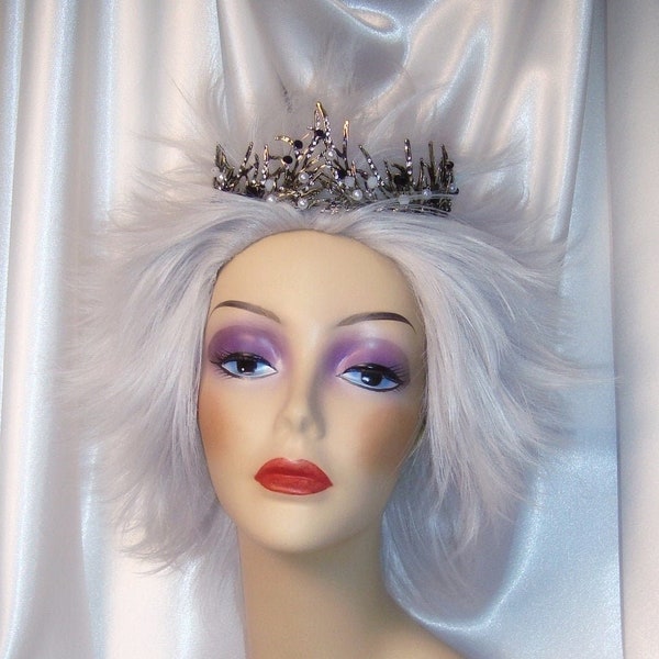 Ursula Wig and Crown, Sea Witch Wig and Crown, Ursula Wig and Crown 2pc Set