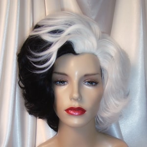 Cruella De Vil Wig, Glenn Close Cruella De Vil Wig, Cruella Wig, 101