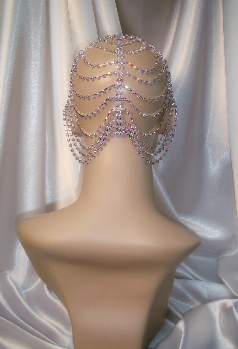 1920s headpiece silver