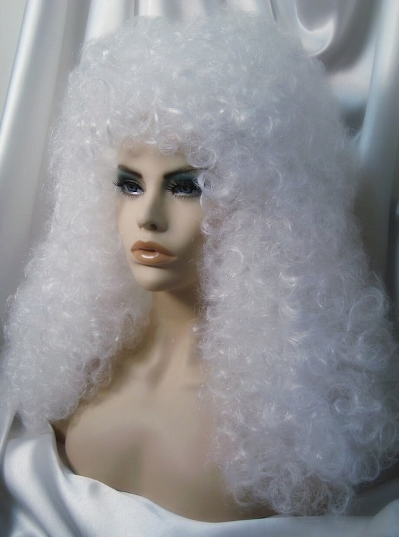 King Louis XIV Wig White Colonial Judge Wig Unisex Rococo 