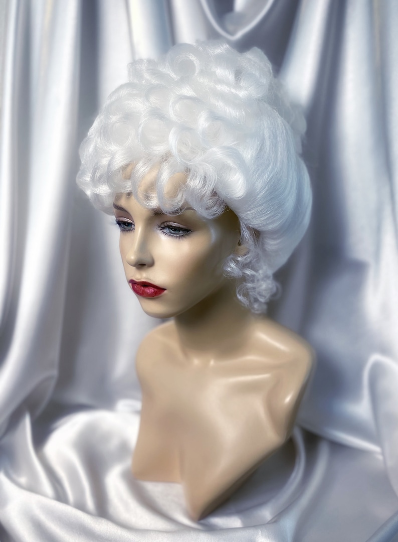 White Gibson Girl Wig Victorian Era Wig 1890s Style Wig Etsy