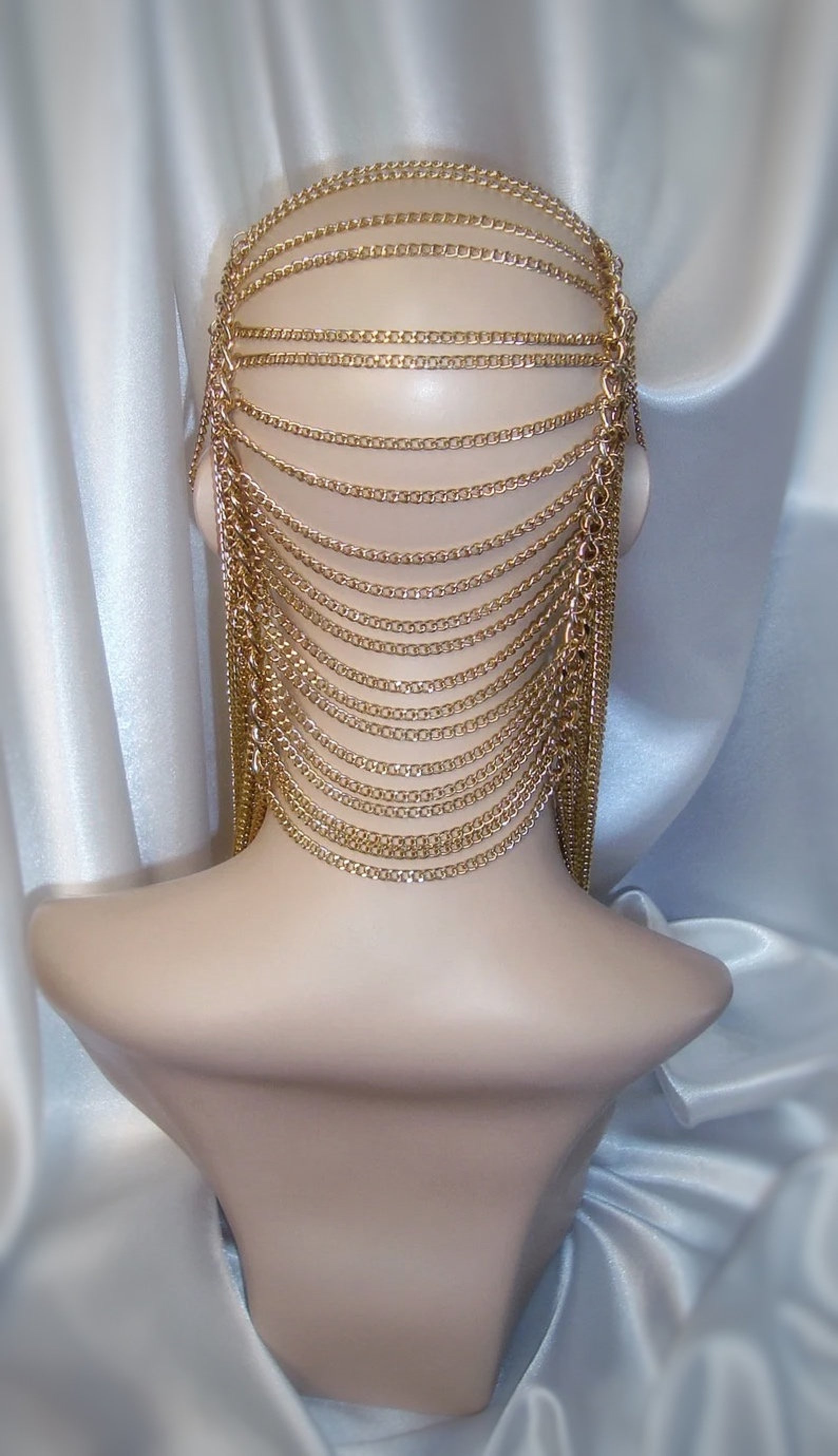 chain crown headpiece