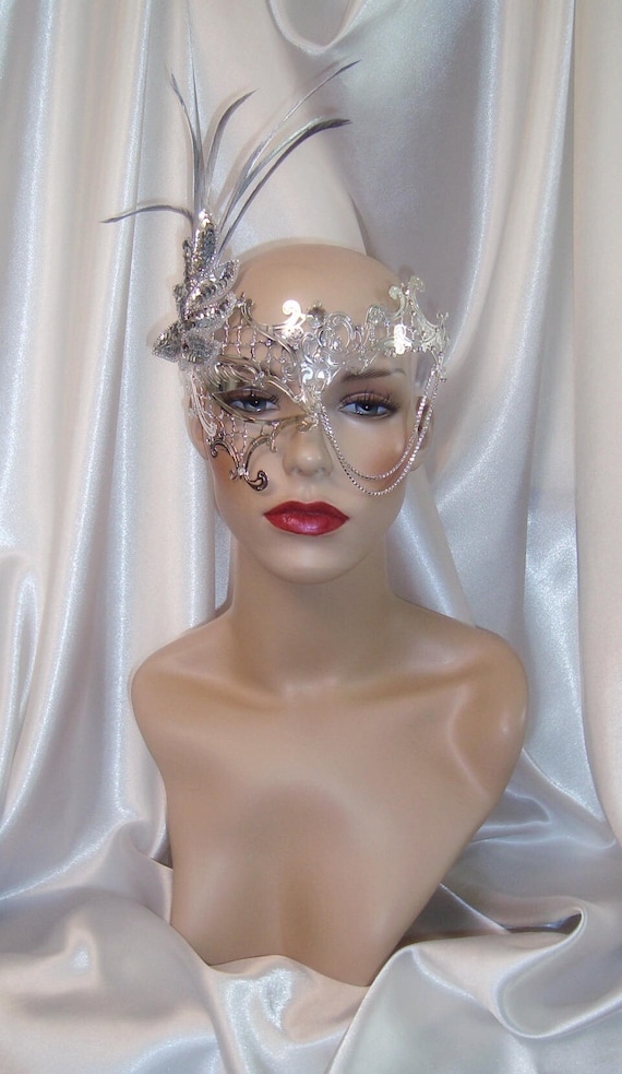 Eyemask Silver Filigree Mask Eyemask Silver Filigree Mask