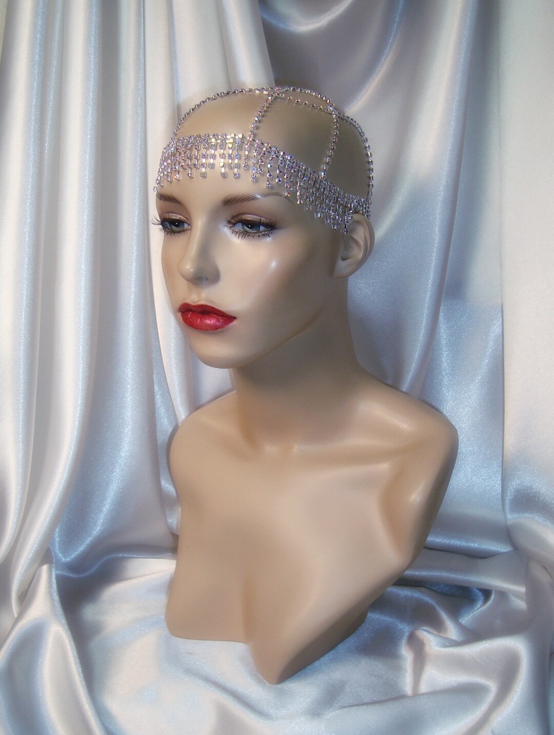 1920s headpiece silver
