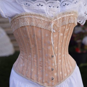 Custom-made Victorian inspired Corset - vintage style corset for women