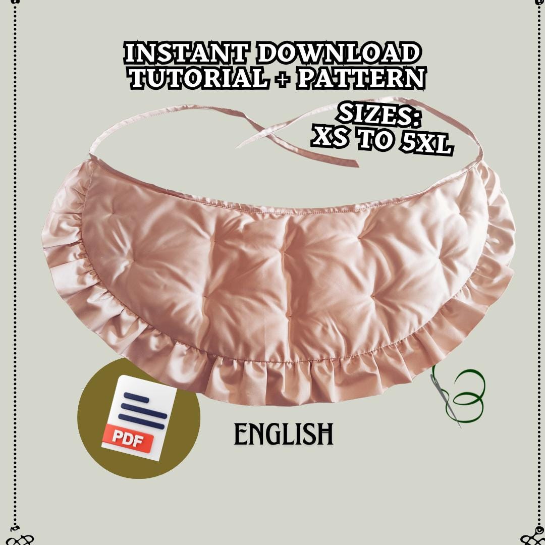 Historical Sewing Pattern: 1890s Hip Pad Pattern and Tutorial in ...