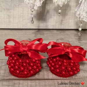 Crochet Baby Shoes: Newborn Bowknot Crib Sneakers, Handmade