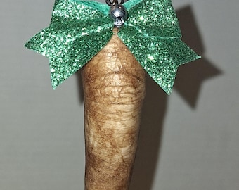 Adorno de dedo amputado, muñón ensangrentado, decoración navideña macabra