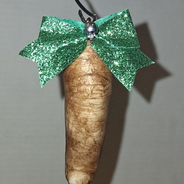 Adorno de dedo amputado, muñón ensangrentado, decoración navideña macabra