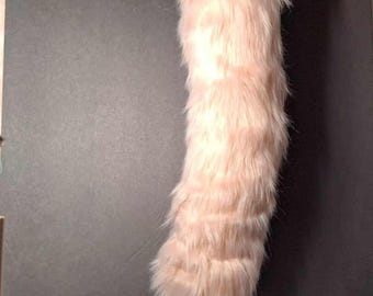 Cola de piel sintética rosa, Cosplay, Therian, Fursona