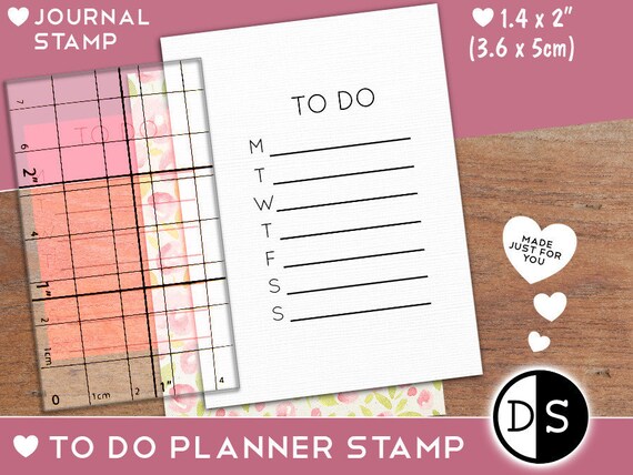 to do planner stamp
