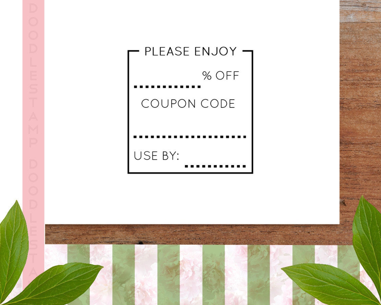 Coupon Code Stamp Discount Offer Stamp Promotion Stamp Etsy