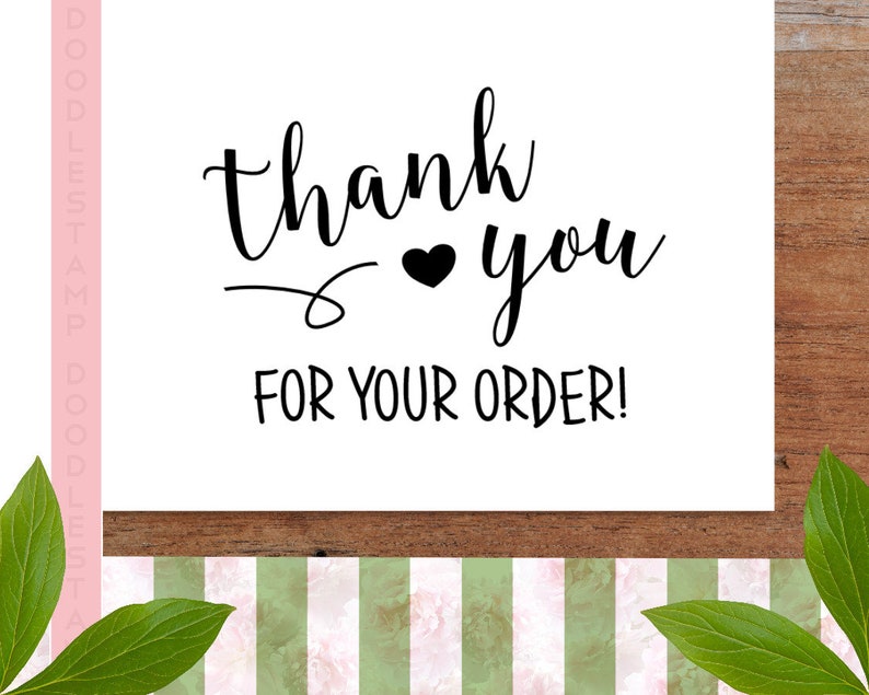 txt12 packaging stamp card and tags stamp Thank You For Your Order Stamp envelope stamp small business stationery,