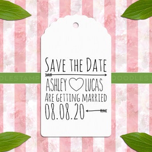 cstd14 Heart Stamp Save the Dates 1.7x1.7 Save the Date Stamp Names and Date Wedding Announcement Personalised Wedding Stamp