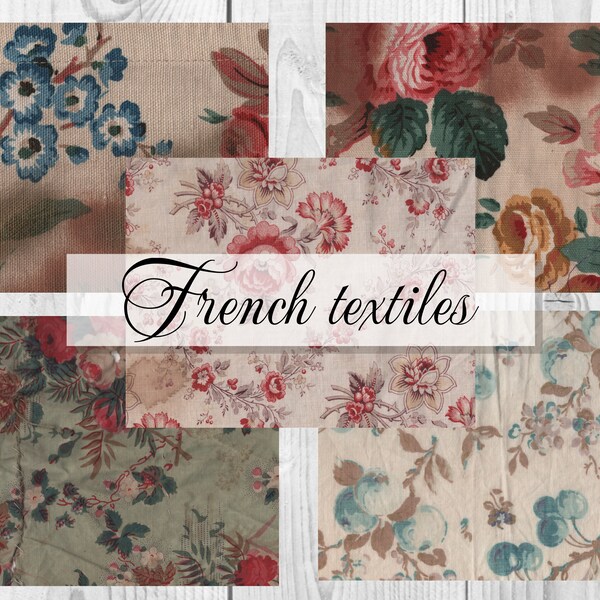 Vintage textiles franceses