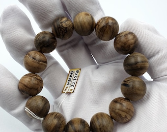 High Quality Agarwood Natural Bracelet 16mm 22,72gr MALINO Kalimantan Indonesia