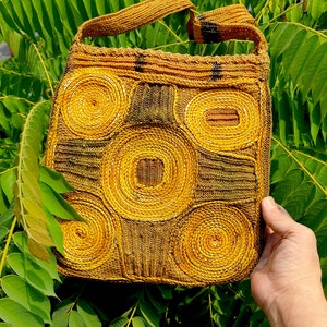 Noken Orchids Papua Traditional Indonesian Ethnic Bag
