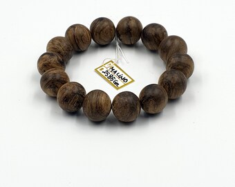 High Quality Agarwood Natural Bracelet 16mm 25,85gr MALINO Kalimantan Indonesia