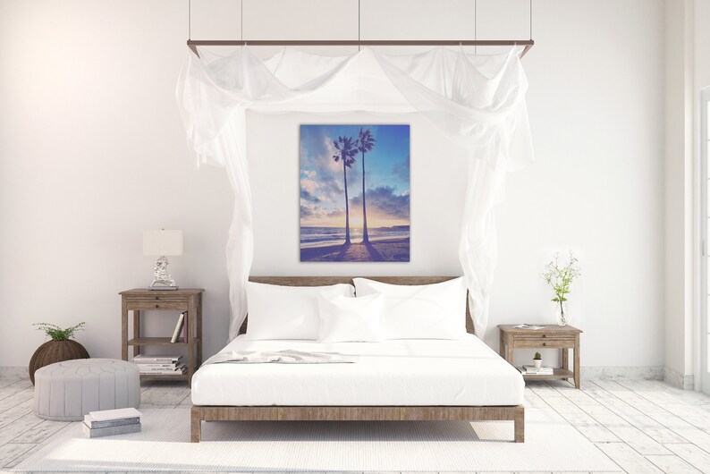 Palm Trees Ocean Sunset California Photo Beach Art Orange County Coastal Sky Pacific Coast Dana Point Art SoCal Photography image 5