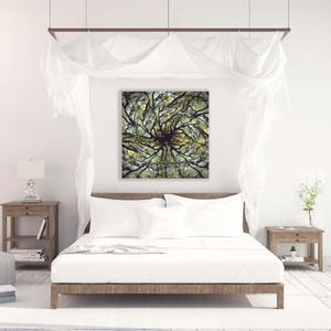 Mandala Tree Photo Live Oak Tree Art Surreal Tree Photo Montage Limited Edition Art Live Oak Tree Mandala Abstract Forest Print image 4